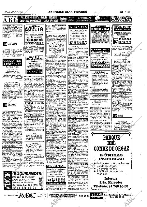 ABC MADRID 27-09-1998 página 131