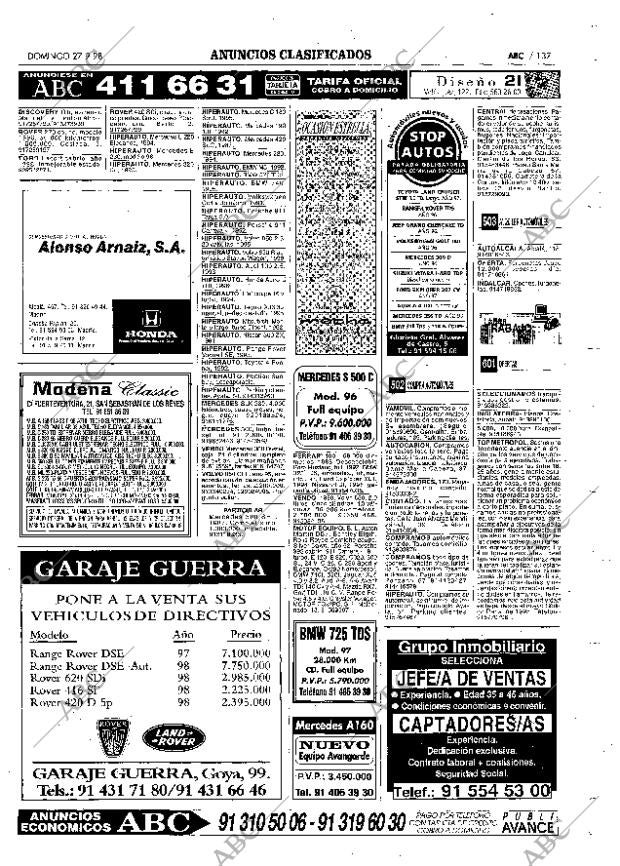 ABC MADRID 27-09-1998 página 137
