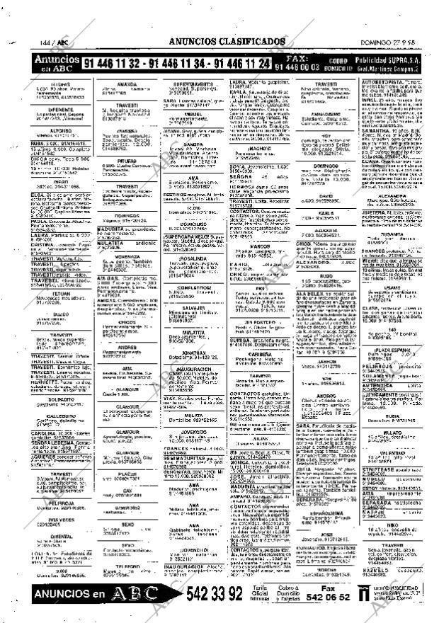 ABC MADRID 27-09-1998 página 144