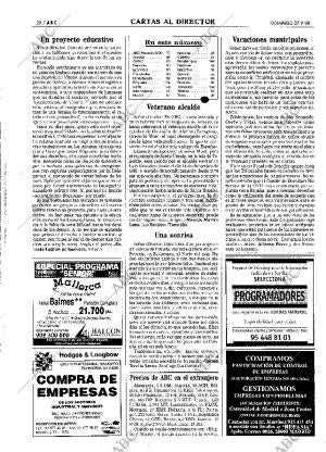 ABC MADRID 27-09-1998 página 20