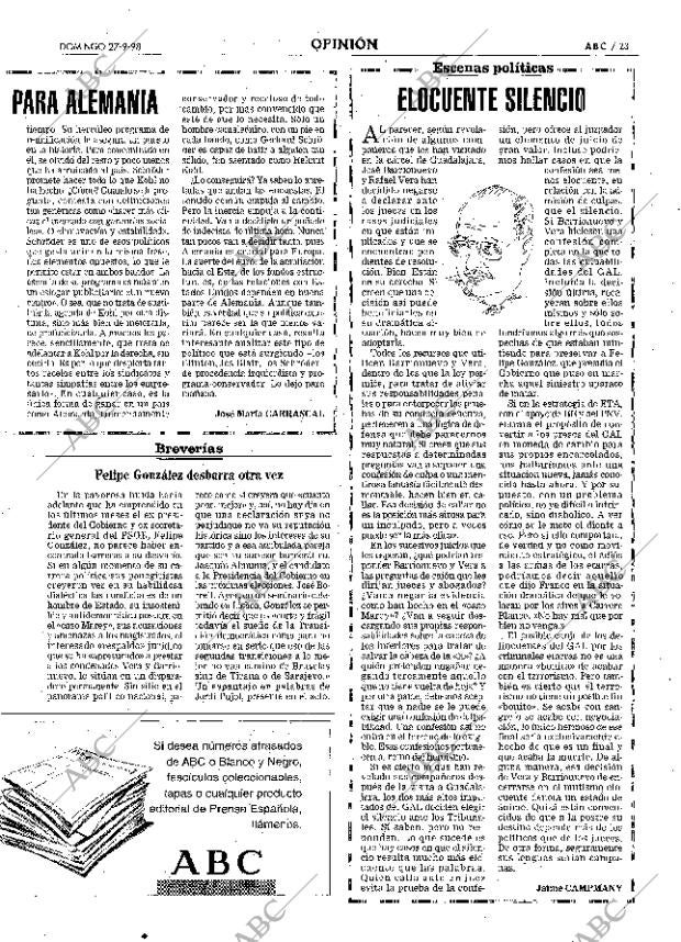 ABC MADRID 27-09-1998 página 23
