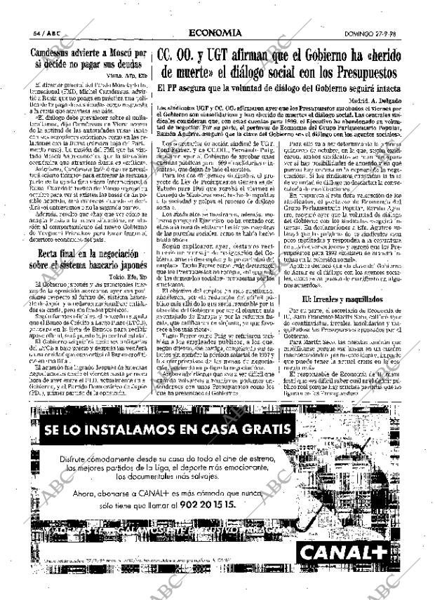 ABC MADRID 27-09-1998 página 54