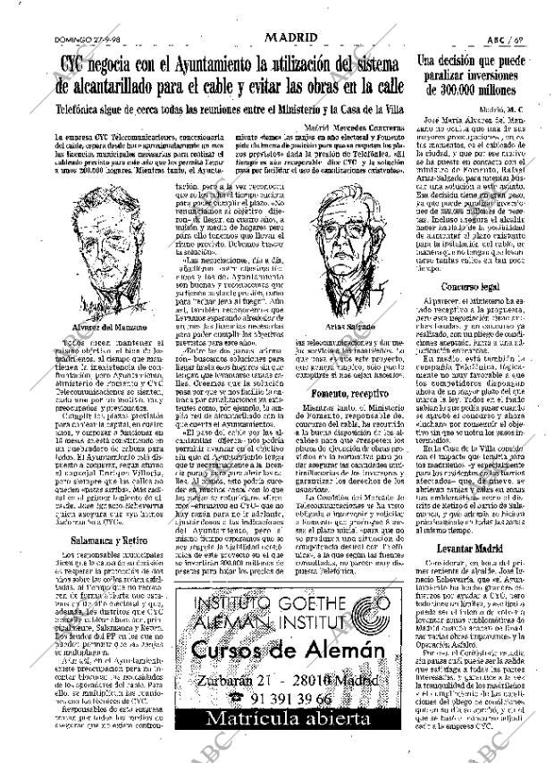 ABC MADRID 27-09-1998 página 69