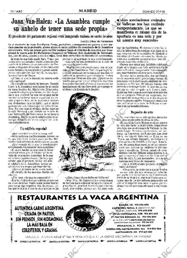 ABC MADRID 27-09-1998 página 70