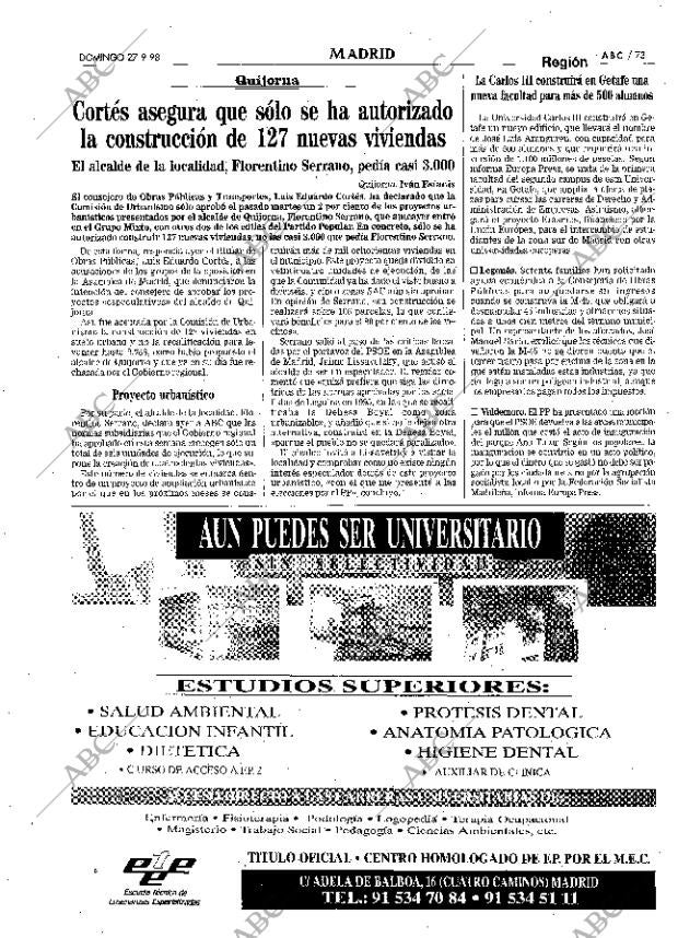 ABC MADRID 27-09-1998 página 73