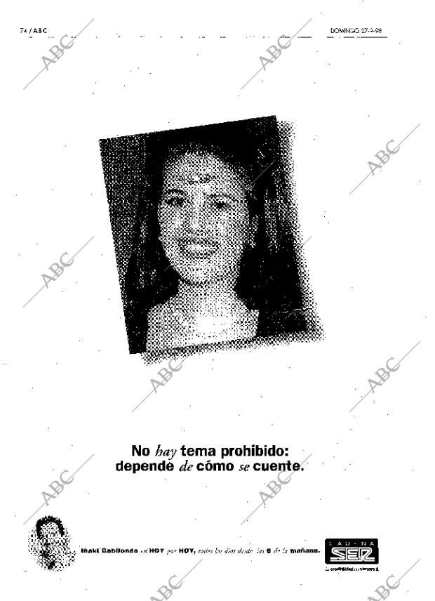ABC MADRID 27-09-1998 página 74
