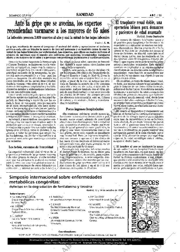 ABC MADRID 27-09-1998 página 85