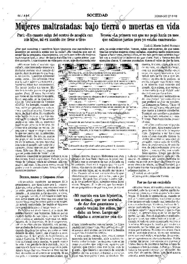 ABC MADRID 27-09-1998 página 86