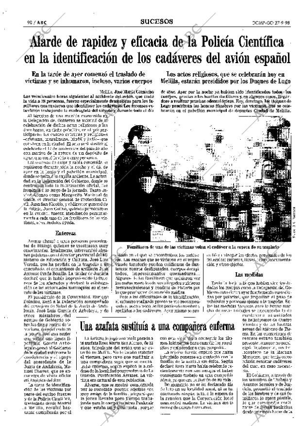 ABC MADRID 27-09-1998 página 90