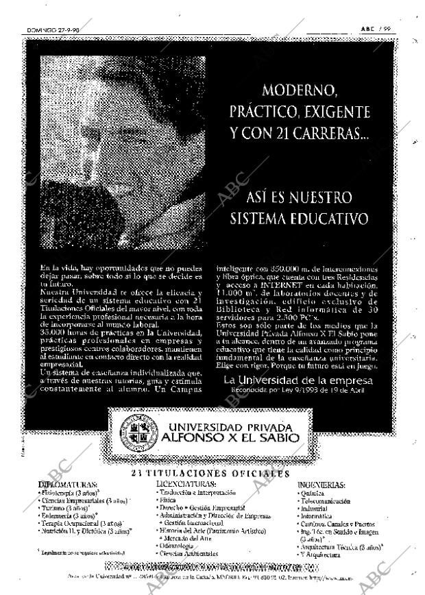 ABC MADRID 27-09-1998 página 99