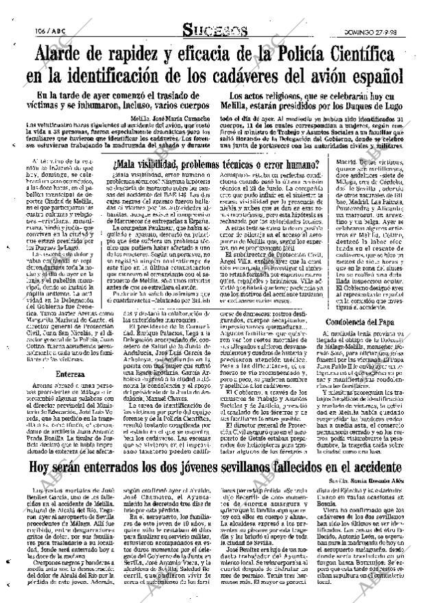 ABC SEVILLA 27-09-1998 página 106