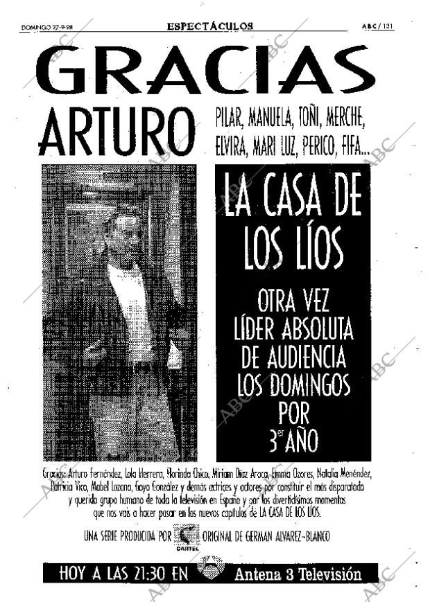 ABC SEVILLA 27-09-1998 página 131