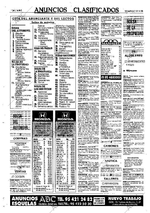ABC SEVILLA 27-09-1998 página 134