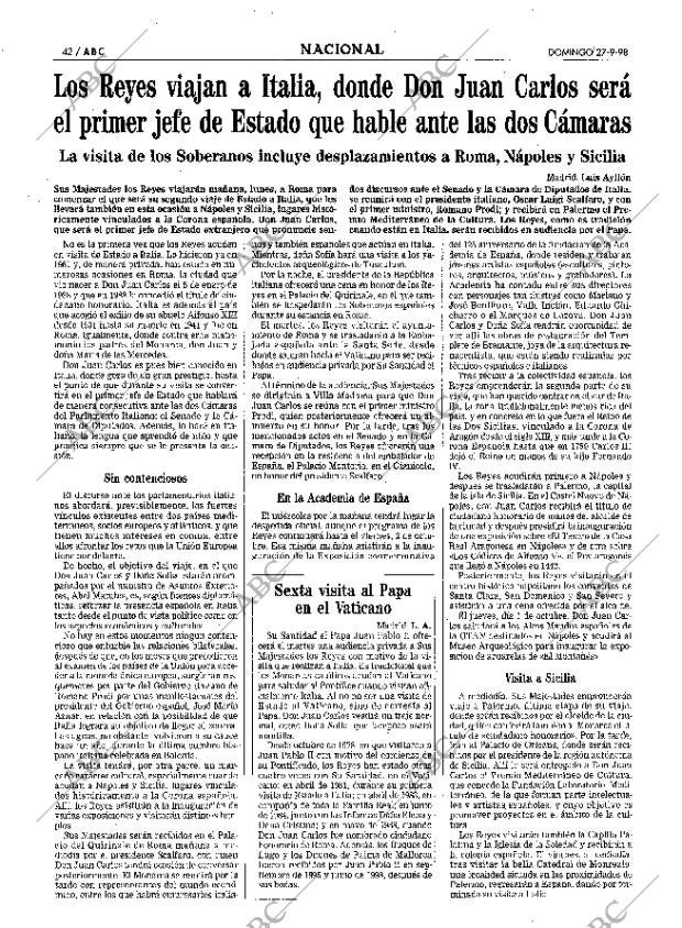 ABC SEVILLA 27-09-1998 página 42