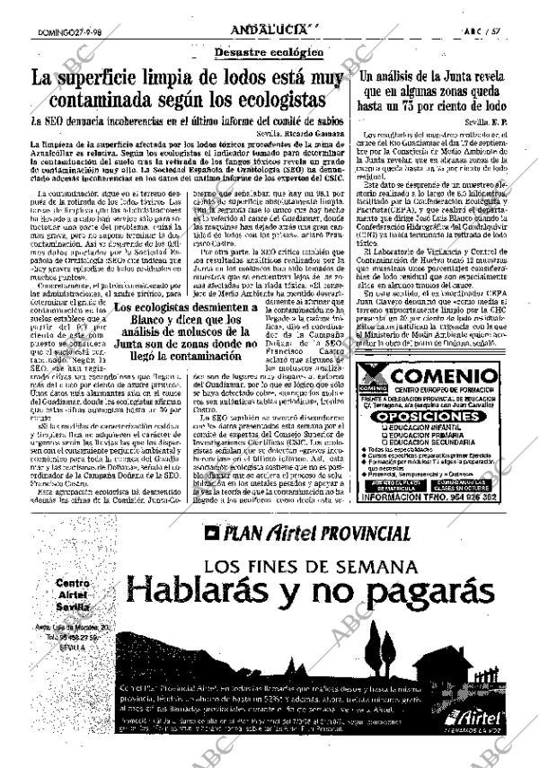 ABC SEVILLA 27-09-1998 página 57
