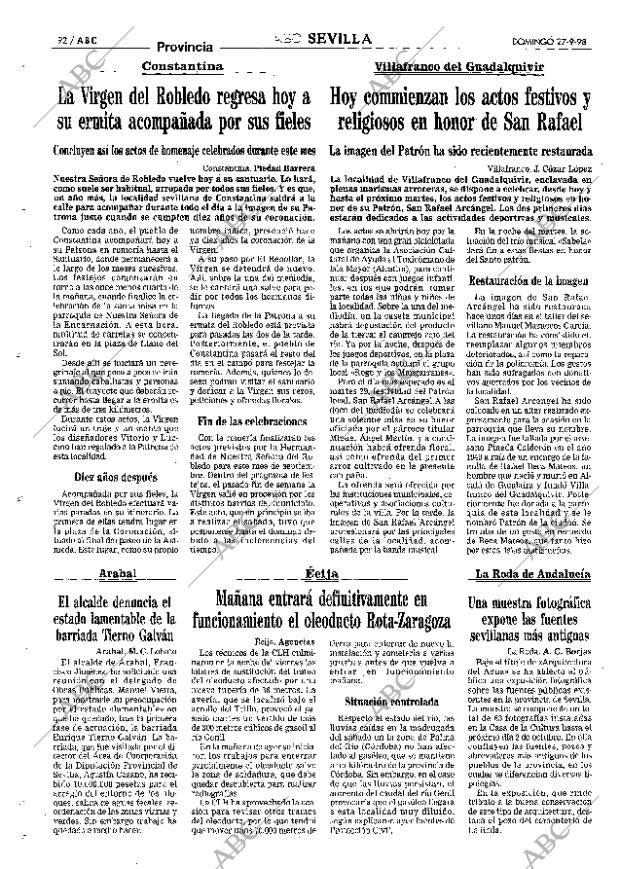 ABC SEVILLA 27-09-1998 página 92