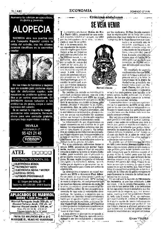 ABC SEVILLA 27-09-1998 página 96