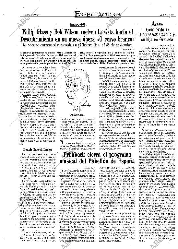 ABC MADRID 28-09-1998 página 107
