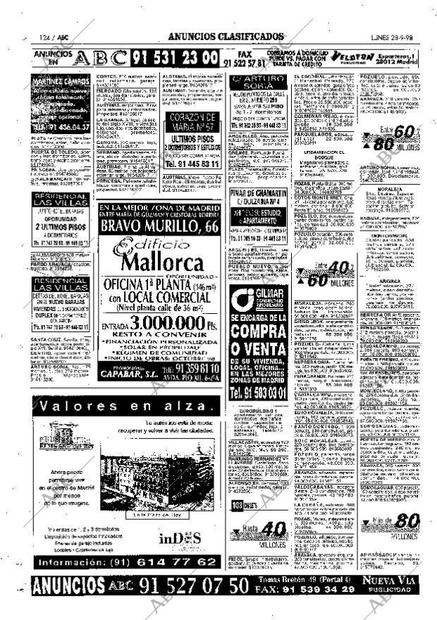 ABC MADRID 28-09-1998 página 124
