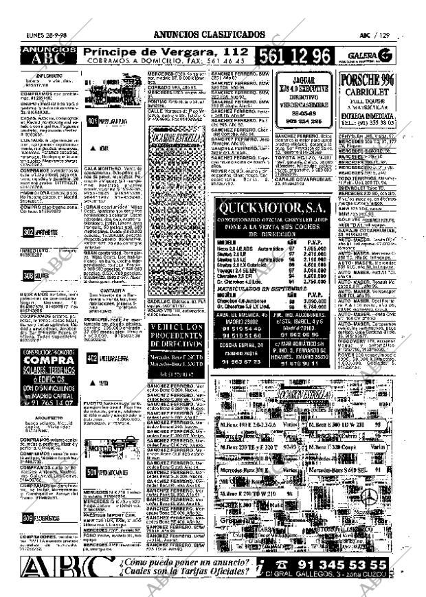 ABC MADRID 28-09-1998 página 129