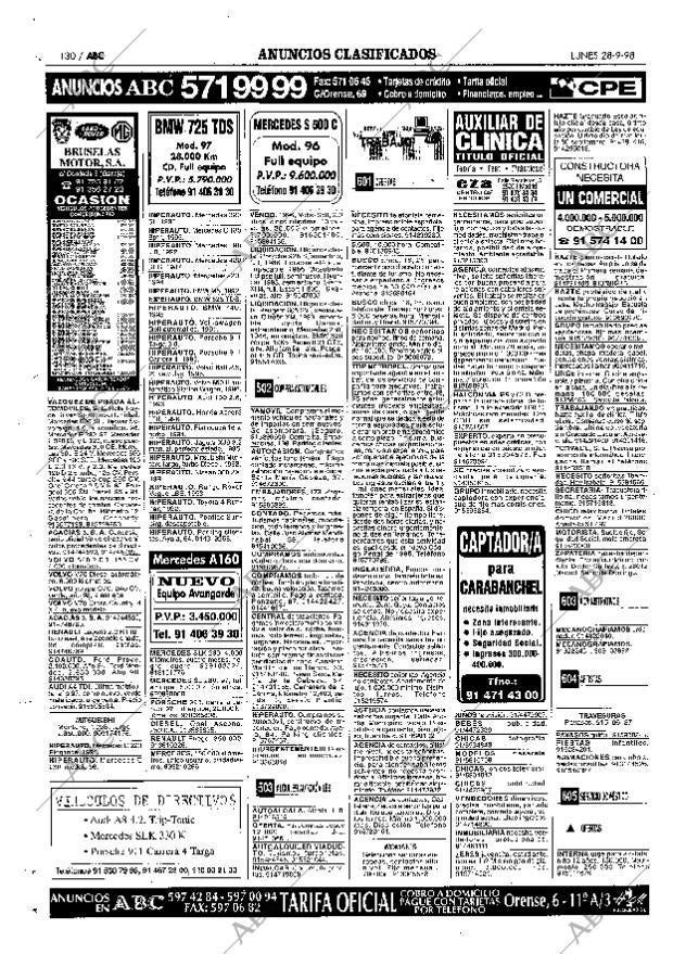 ABC MADRID 28-09-1998 página 130