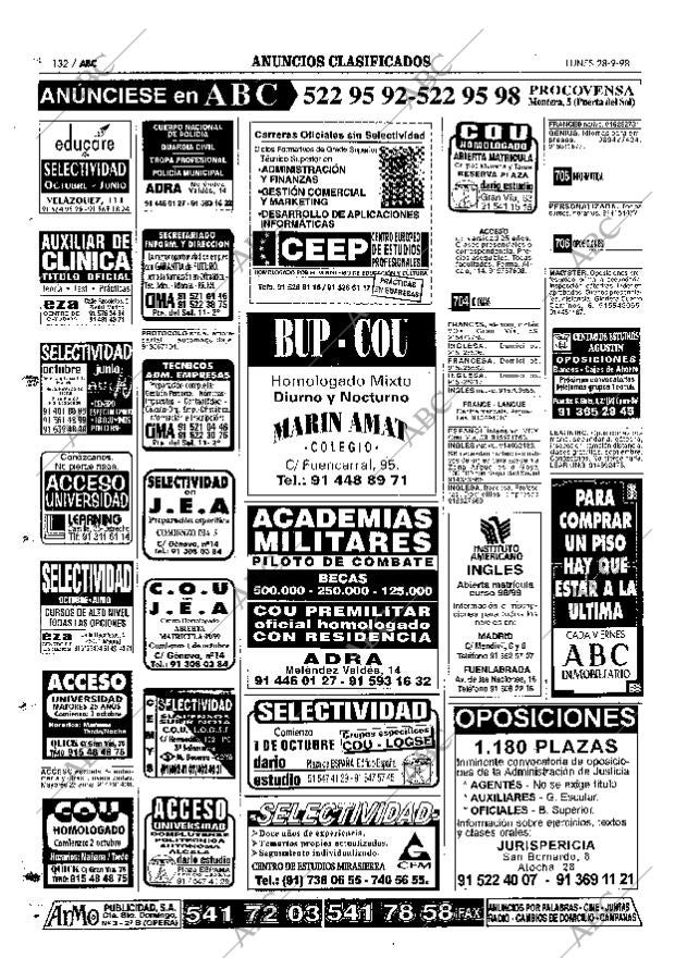 ABC MADRID 28-09-1998 página 132