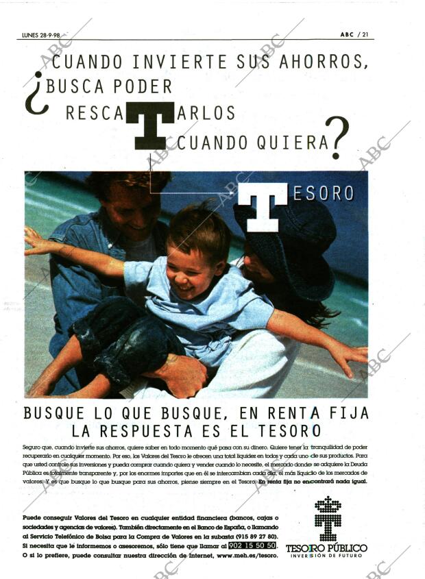 ABC MADRID 28-09-1998 página 21