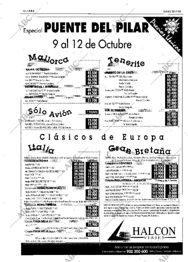 ABC MADRID 28-09-1998 página 46