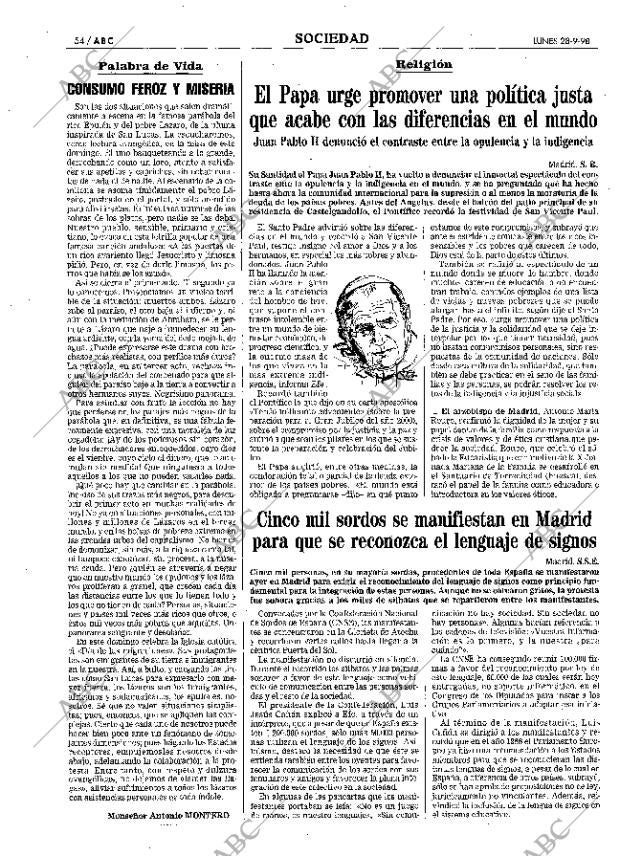 ABC MADRID 28-09-1998 página 54
