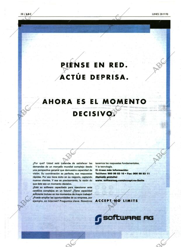 ABC MADRID 28-09-1998 página 58