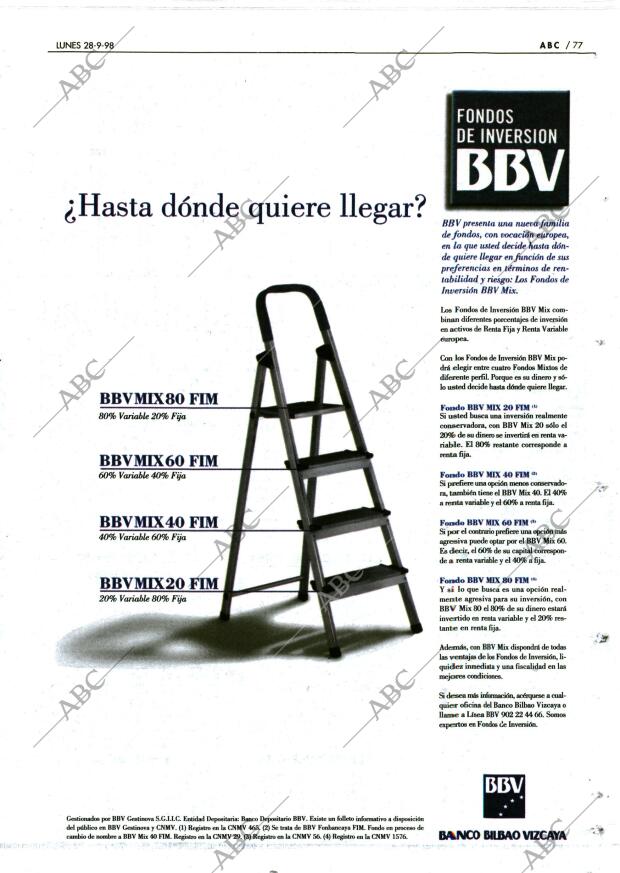 ABC MADRID 28-09-1998 página 77
