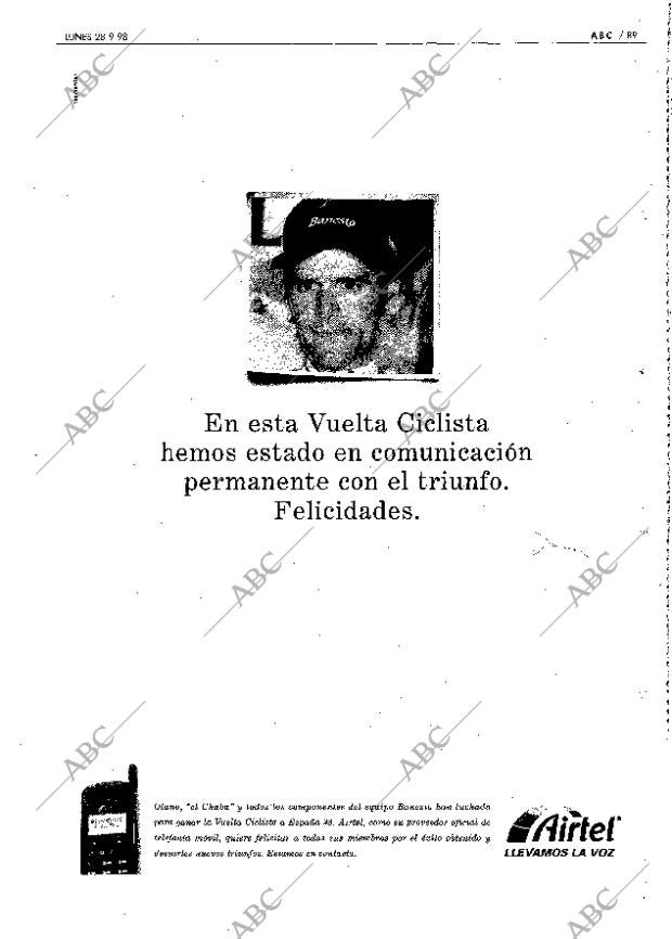 ABC MADRID 28-09-1998 página 89