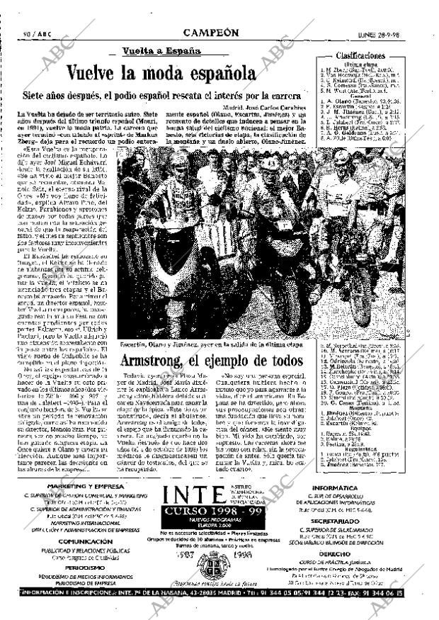 ABC MADRID 28-09-1998 página 90