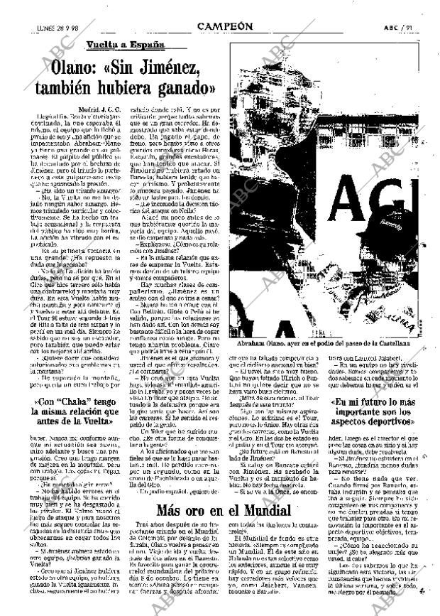 ABC MADRID 28-09-1998 página 91
