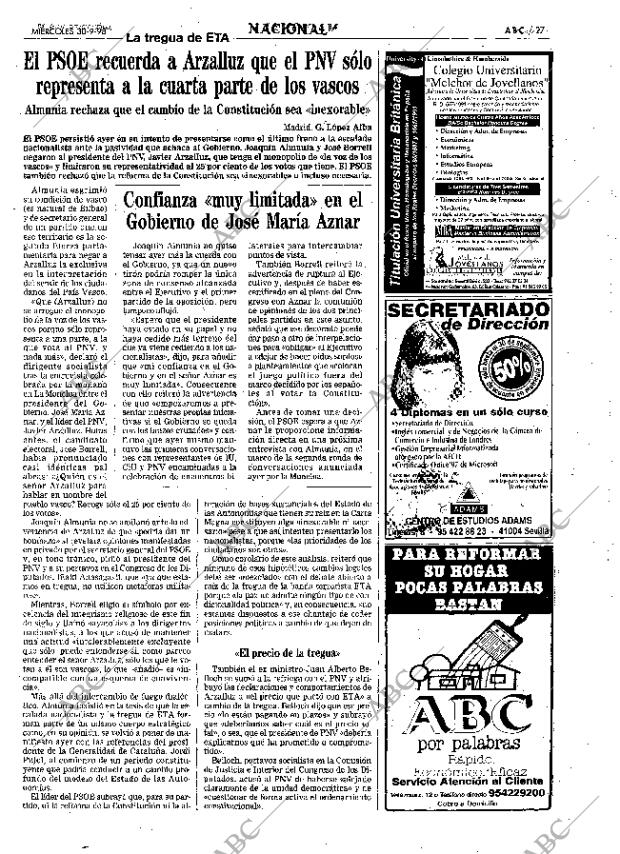 ABC SEVILLA 30-09-1998 página 27