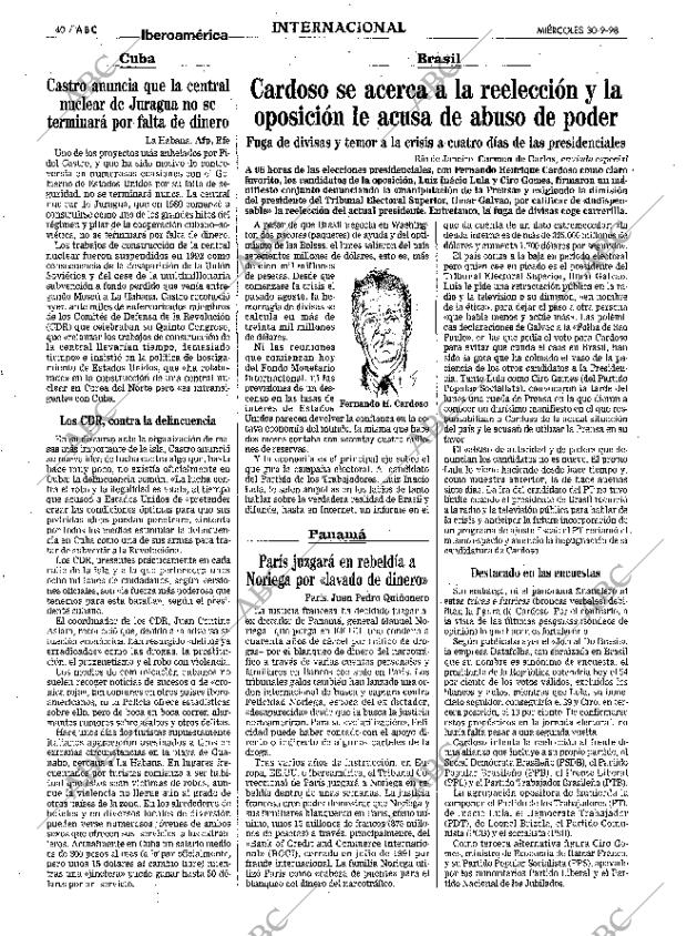 ABC SEVILLA 30-09-1998 página 40
