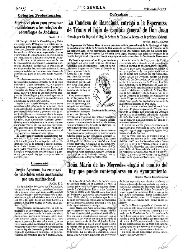 ABC SEVILLA 30-09-1998 página 56