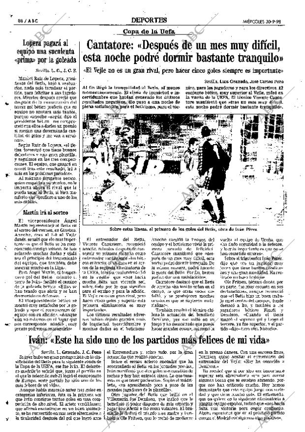 ABC SEVILLA 30-09-1998 página 88