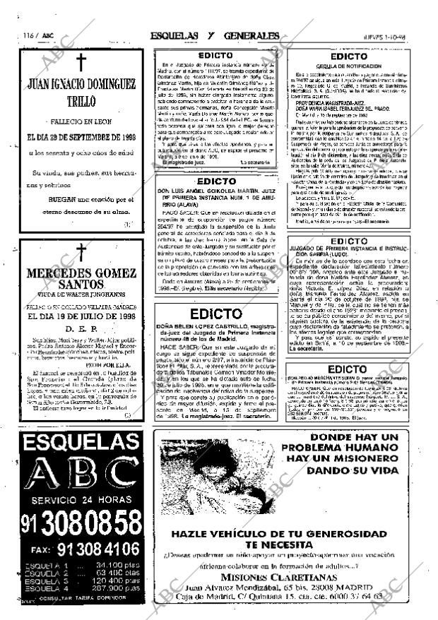ABC MADRID 01-10-1998 página 116
