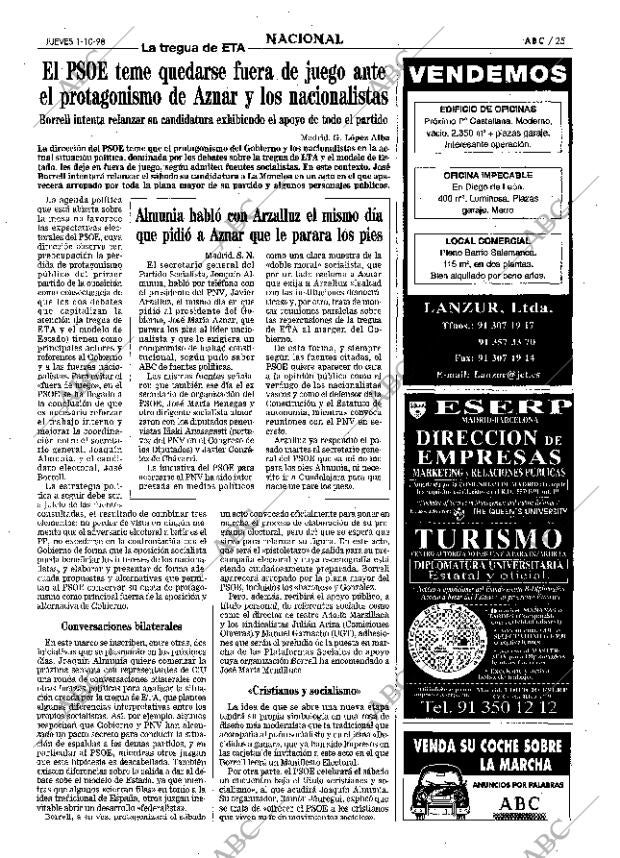 ABC MADRID 01-10-1998 página 25