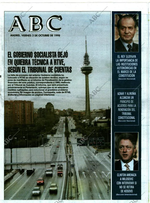 ABC MADRID 02-10-1998 página 1