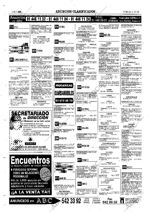 ABC MADRID 02-10-1998 página 118