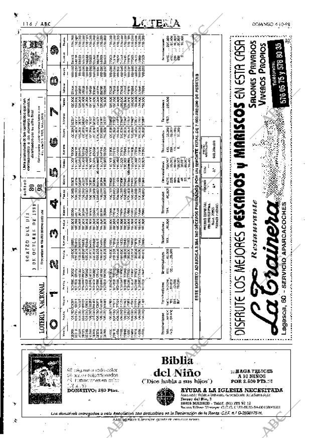 ABC MADRID 04-10-1998 página 116
