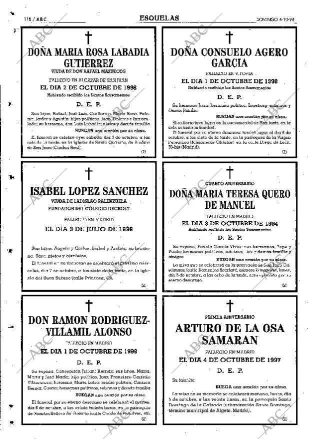 ABC MADRID 04-10-1998 página 118
