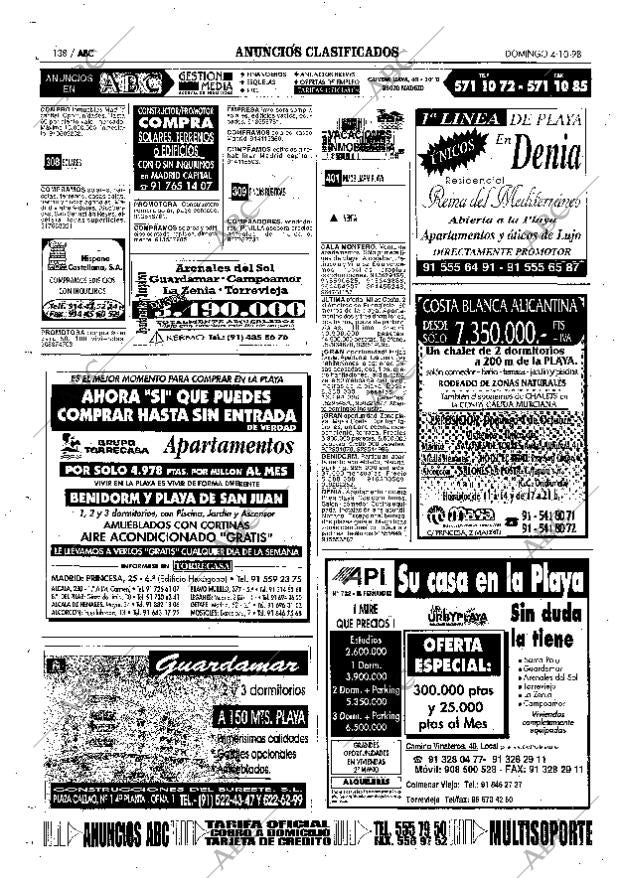 ABC MADRID 04-10-1998 página 138