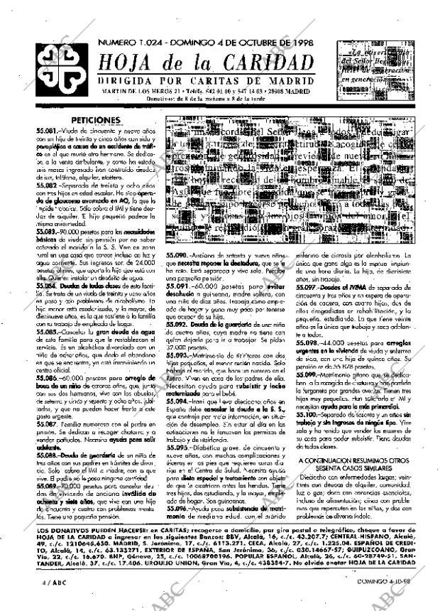ABC MADRID 04-10-1998 página 4