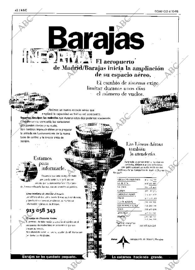 ABC MADRID 04-10-1998 página 42