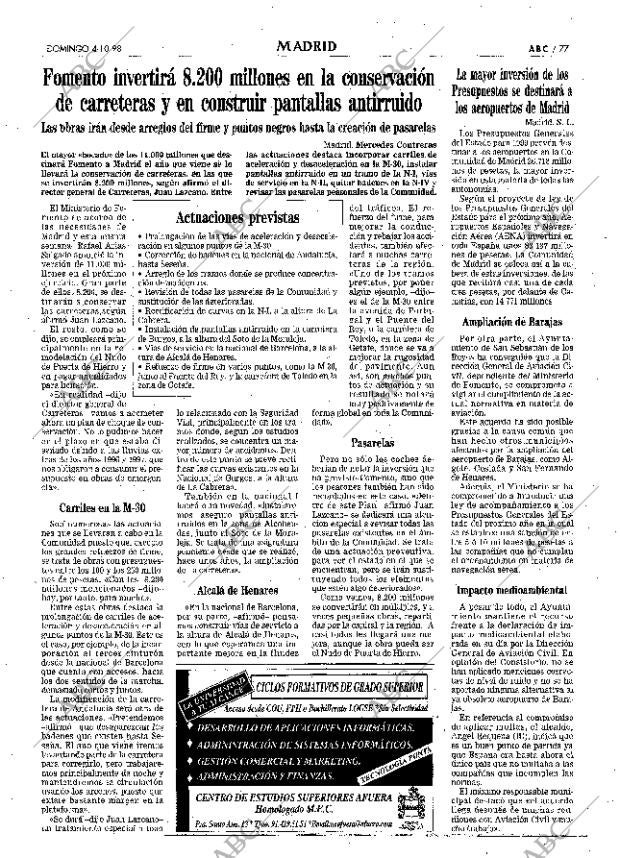 ABC MADRID 04-10-1998 página 77