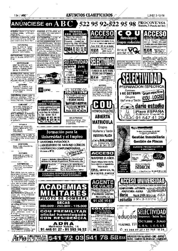 ABC MADRID 05-10-1998 página 124