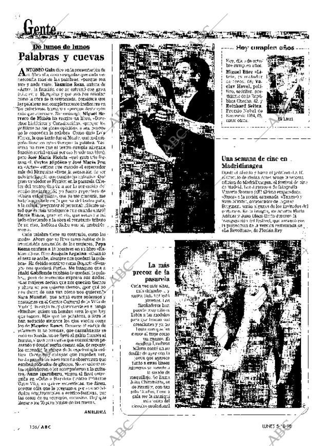 ABC MADRID 05-10-1998 página 136